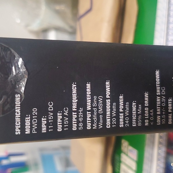 NIB 120W Power Inverter - Picture 3 of 4